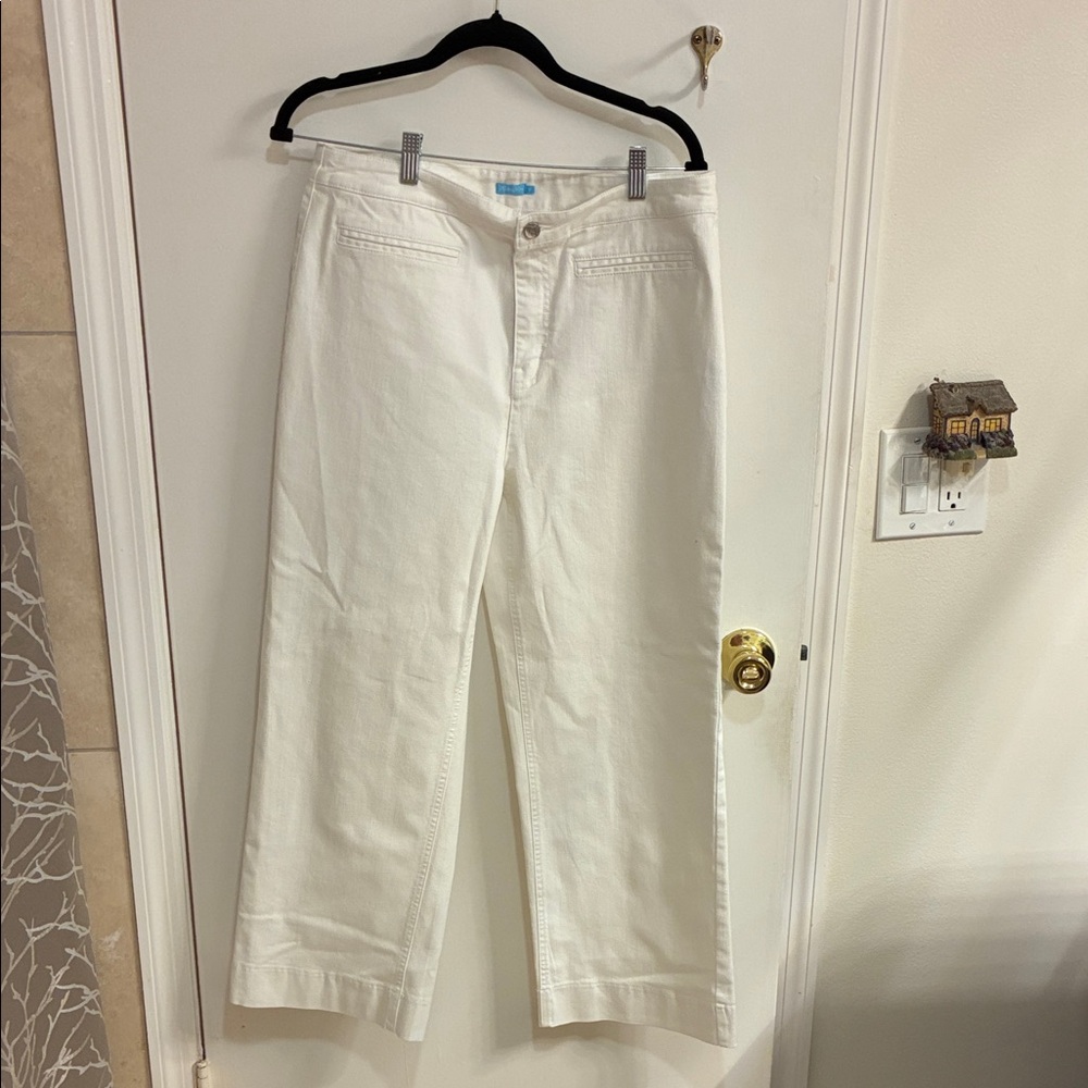 J. McLaughlin Wide Leg Pants in White